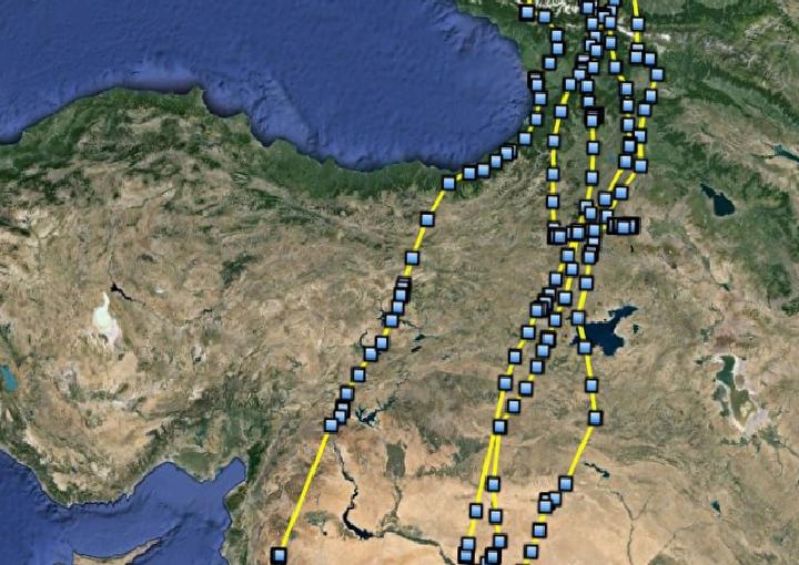 Bozkır Şahininin Uydu Takibi ve Göç Rotaları