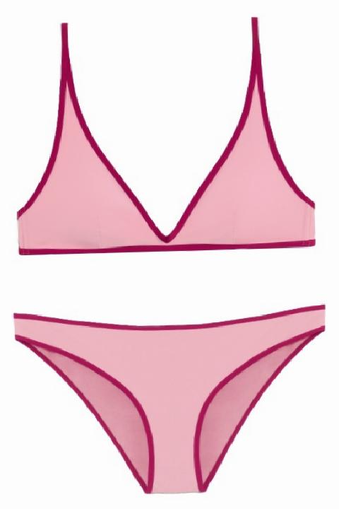 Minimalizmin Şıklığı: Kontrast Çizgili Mayo ve Bikini Trendleri