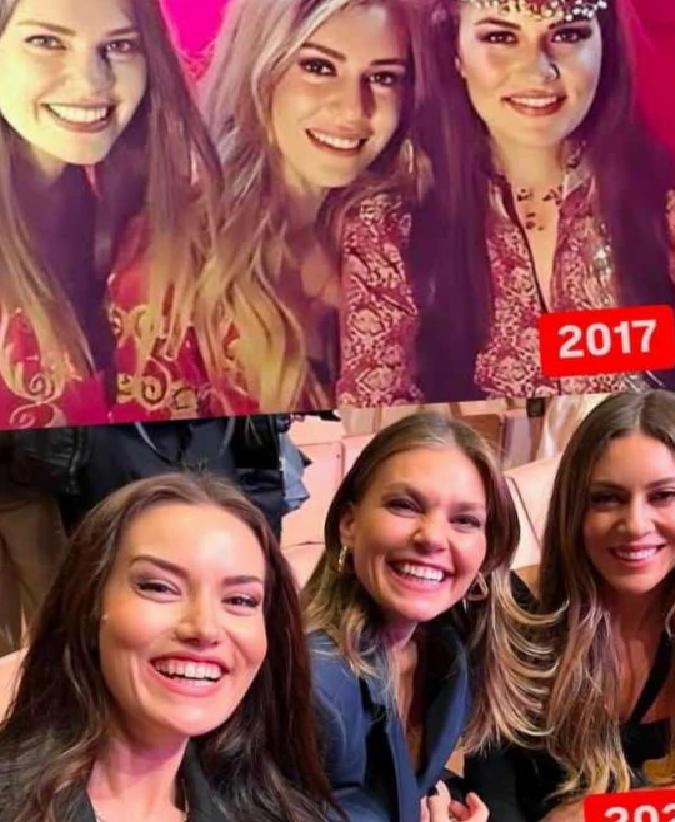 Fahriye Evcen, Aslı Enver ve Sinem Kobal Yıllar Sonra Buluştu