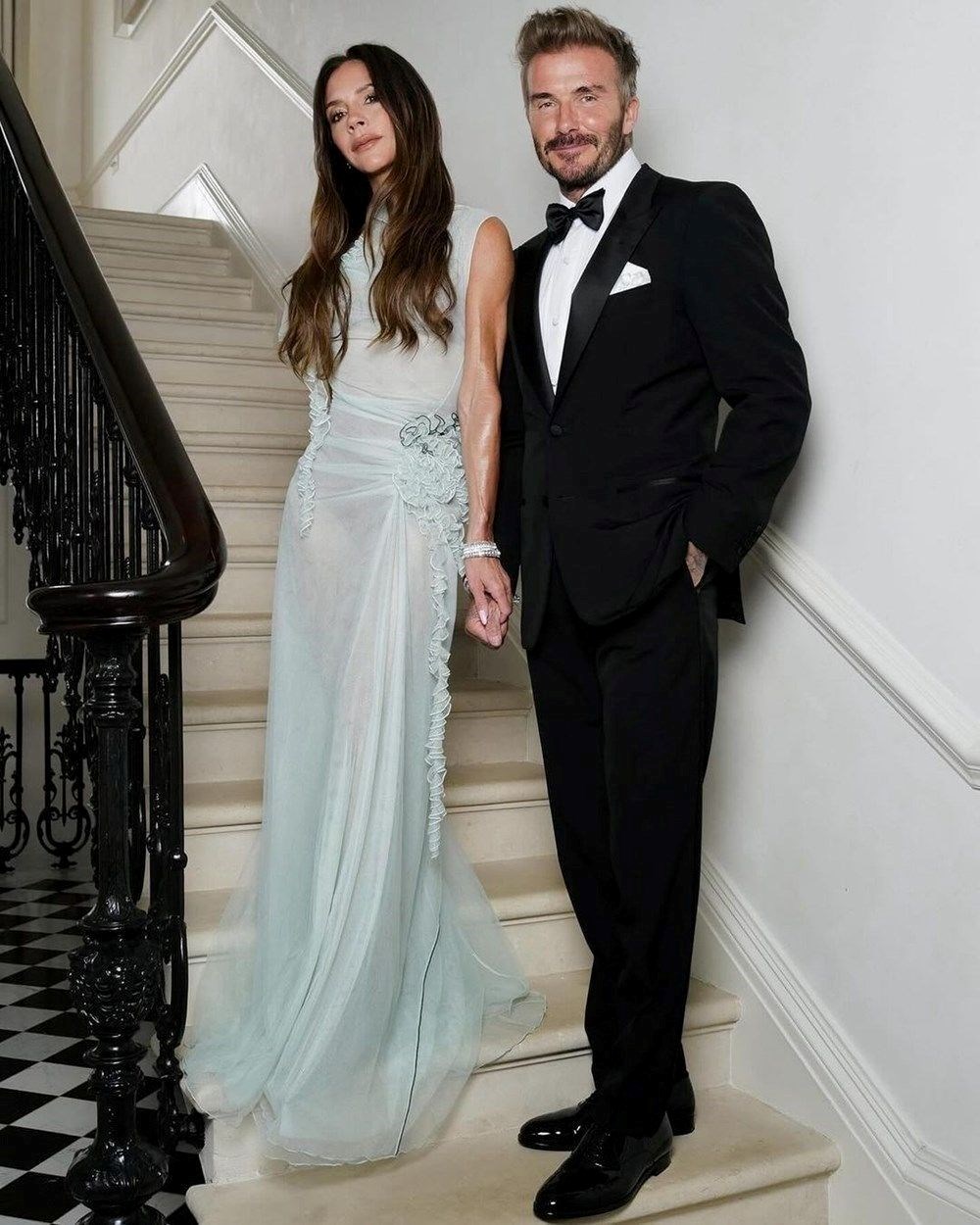 Victoria ve David Beckham Buckingham Sarayı'nda Özel Etkinliğe Katıldı