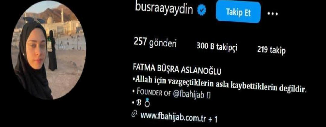 Fatma Büşra Ayaydın, İş İnsanı Bilal Aslanoğlu ile Evlendi