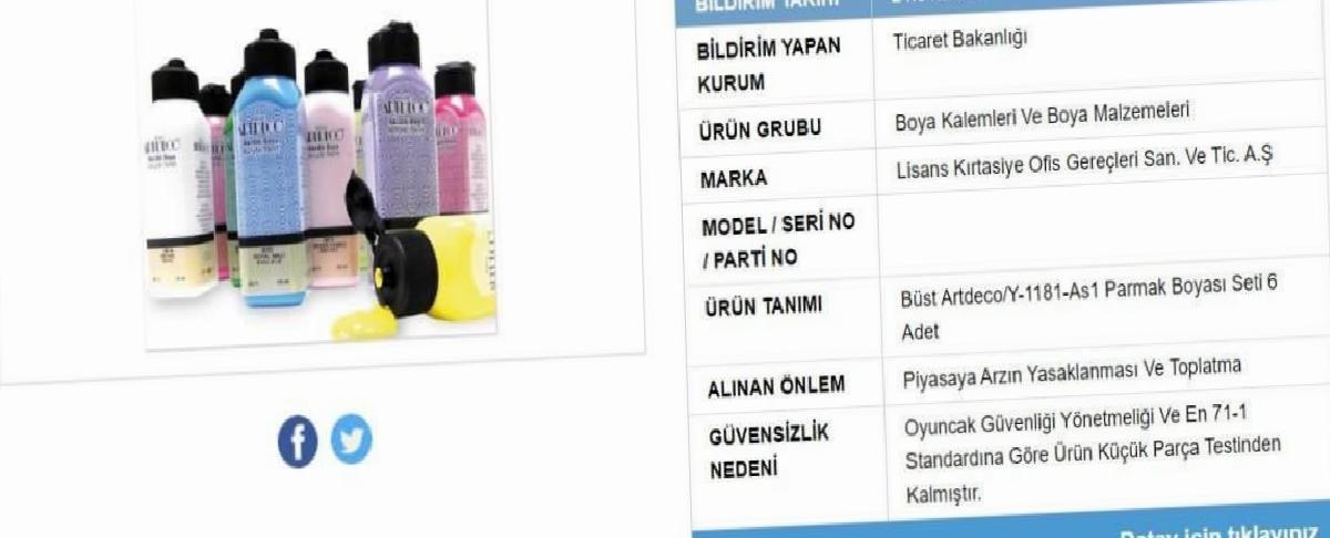 Ticaret Bakanlığı'ndan Sağlık Riski Taşıyan Ürünlere Karşı Denetimler